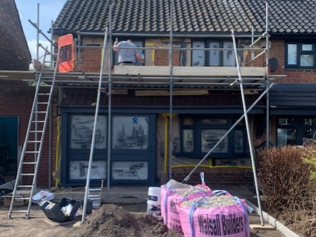 UPVC Window Spraying