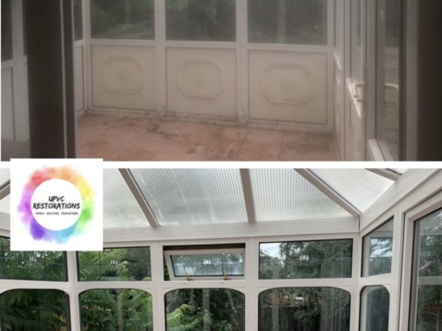 UPVC Conservatory Spraying