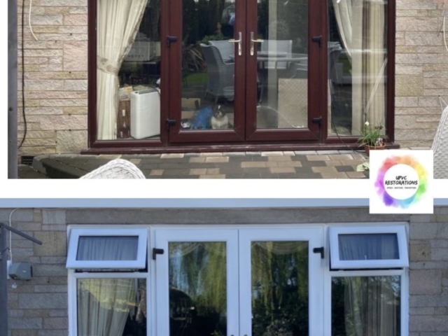 UPVC Window Spraying